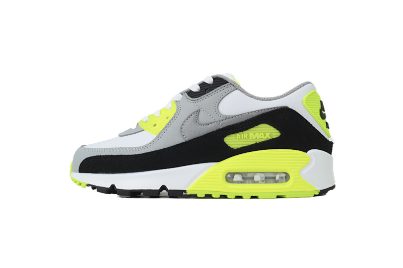 yupoo_383361_51ce5edd.jpg 【BA1MA】青柠色皮面 耐克90联名气垫跑鞋 CD6864-101 Nike Air Max 90 GS 'Volt'
