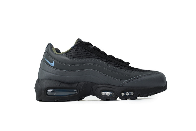 【CA1KZ】黑蓝 KZ版本耐克95气垫 FB2709-002 Corteiz x Nike Air Max 95 SP 'Rules the World - Aegean Storm'