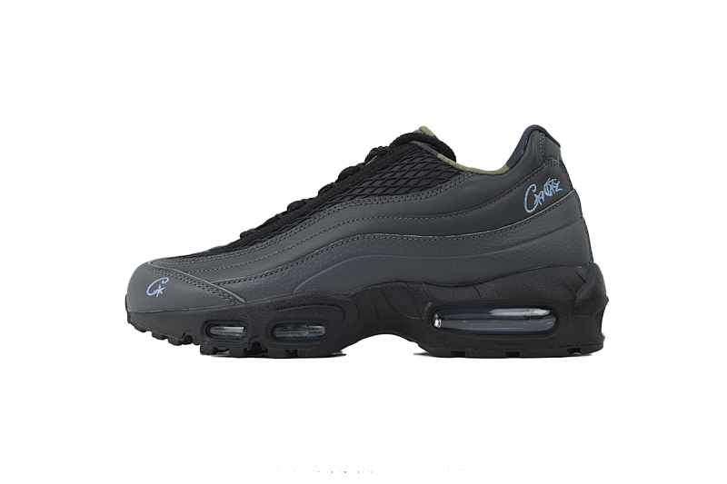 【CA1KZ】黑蓝 KZ版本耐克95气垫 FB2709-002 Corteiz x Nike Air Max 95 SP 'Rules the World - Aegean Storm'