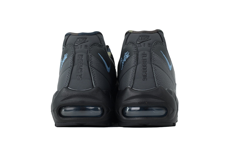 【CA1KZ】黑蓝 KZ版本耐克95气垫 FB2709-002 Corteiz x Nike Air Max 95 SP 'Rules the World - Aegean Storm'