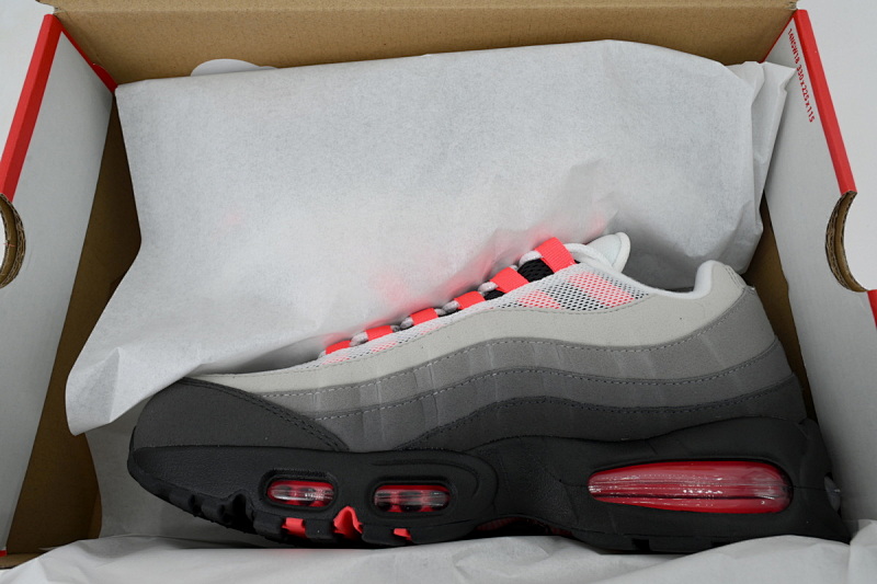 【CA9KZ】灰红 KZ版本耐克95气垫 IM7410-001  Nike Air Max 95 'Big Bubble - Solar Red'