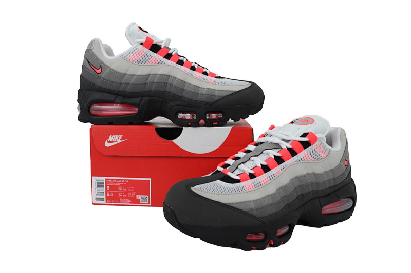 【CA9KZ】灰红 KZ版本耐克95气垫 IM7410-001  Nike Air Max 95 'Big Bubble - Solar Red'