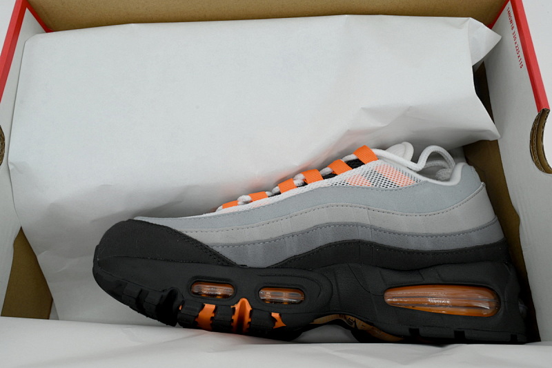 【CA9KZ】黑灰橙 KZ版本耐克95气垫 HM4740-101 Nike Air Max 95 OG 'Bright Mandarin 2.0' 2025
