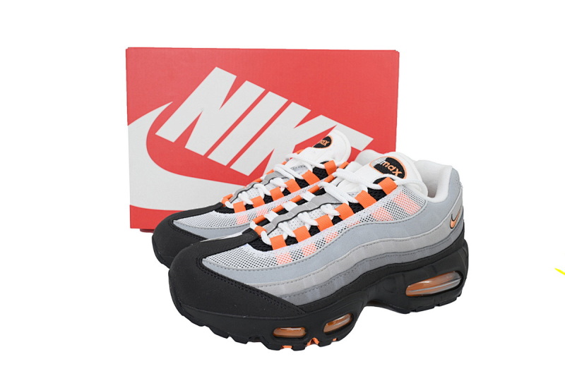 【CA9KZ】黑灰橙 KZ版本耐克95气垫 HM4740-101 Nike Air Max 95 OG 'Bright Mandarin 2.0' 2025
