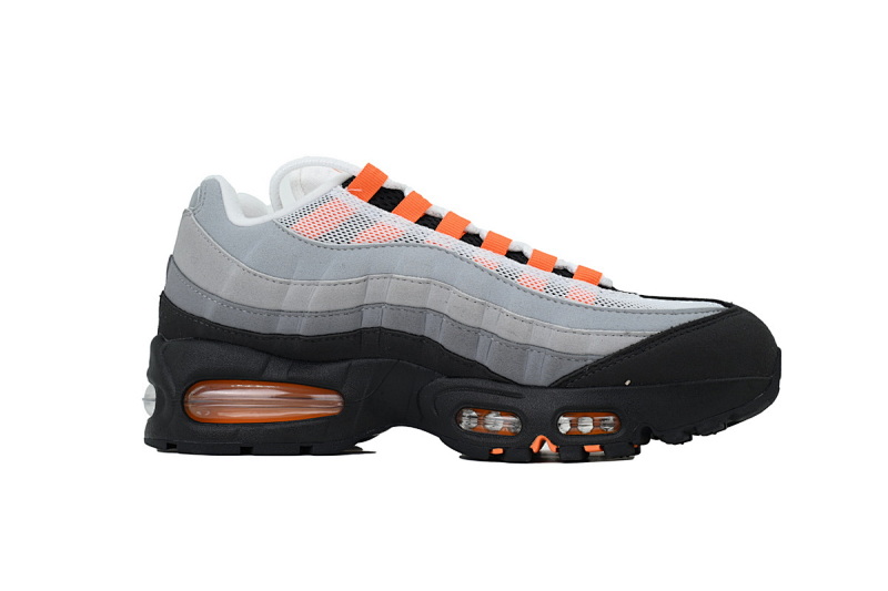 【CA9KZ】黑灰橙 KZ版本耐克95气垫 HM4740-101 Nike Air Max 95 OG 'Bright Mandarin 2.0' 2025