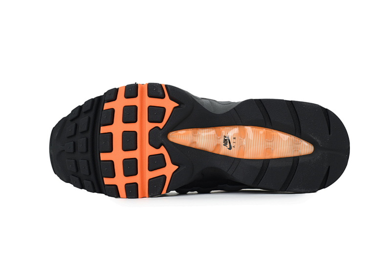 【CA9KZ】黑灰橙 KZ版本耐克95气垫 HM4740-101 Nike Air Max 95 OG 'Bright Mandarin 2.0' 2025