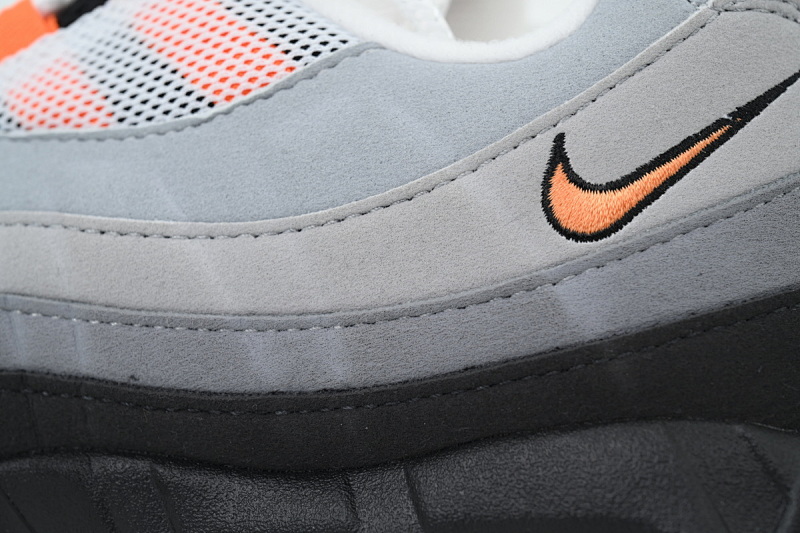 【CA9KZ】黑灰橙 KZ版本耐克95气垫 HM4740-101 Nike Air Max 95 OG 'Bright Mandarin 2.0' 2025