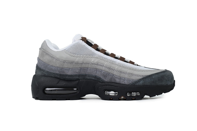 【CA3KZ】黑白灰联名 KZ版本耐克95气垫 HF7545-002 Eric Koston x Nike SB x Air Max 95 Grayish Brown