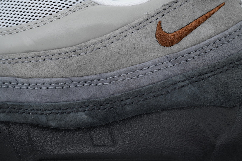 【CA3KZ】黑白灰联名 KZ版本耐克95气垫 HF7545-002 Eric Koston x Nike SB x Air Max 95 Grayish Brown