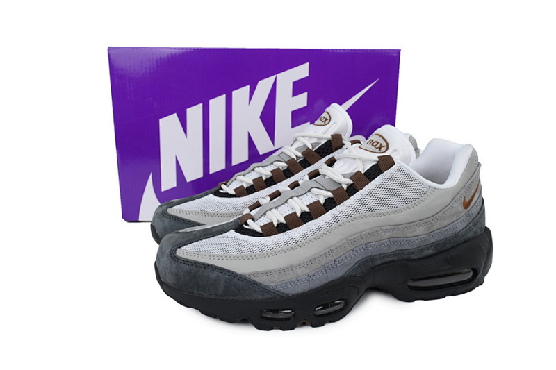 【CA3KZ】黑白灰联名 KZ版本耐克95气垫 HF7545-002 Eric Koston x Nike SB x Air Max 95 Grayish Brown