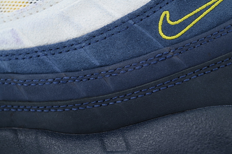 【CA3KZ】蓝白联名 KZ版本耐克95气垫 HQ8492-400 Eric Koston x Nike SB x Air Max 95 'Obsidian Speed Yellow'