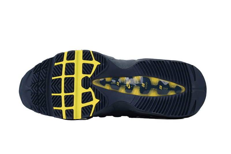 【CA3KZ】蓝白联名 KZ版本耐克95气垫 HQ8492-400 Eric Koston x Nike SB x Air Max 95 'Obsidian Speed Yellow'