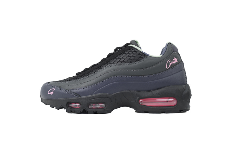 【CA1KZ】黑粉 KZ版本耐克95气垫 Corteiz x Nike Air Max 95 FB2709-001“Pink Beam”