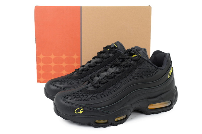 【CA1KZ】黑黄 KZ版本耐克95气垫 FB2709-003 Corteiz x Air Max 95 SP 'Black Tour Yellow'