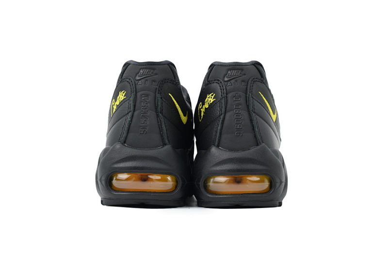 【CA1KZ】黑黄 KZ版本耐克95气垫 FB2709-003 Corteiz x Air Max 95 SP 'Black Tour Yellow'