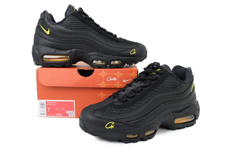 【CA1KZ】黑黄 KZ版本耐克95气垫 FB2709-003 Corteiz x Air Max 95 SP 'Black Tour Yellow'
