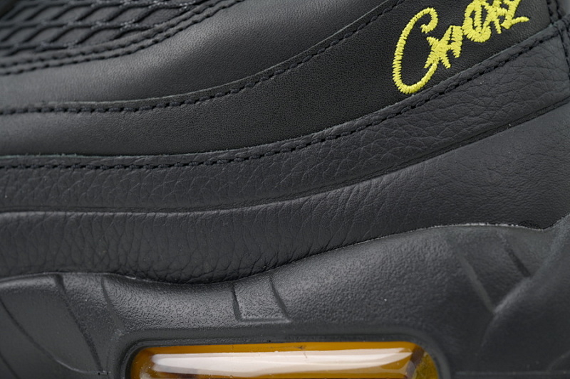 【CA1KZ】黑黄 KZ版本耐克95气垫 FB2709-003 Corteiz x Air Max 95 SP 'Black Tour Yellow'