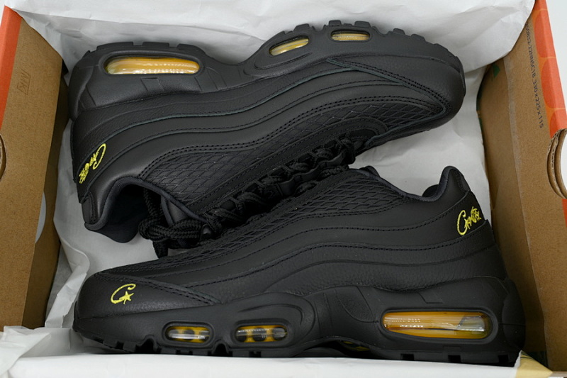 【CA1KZ】黑黄 KZ版本耐克95气垫 FB2709-003 Corteiz x Air Max 95 SP 'Black Tour Yellow'