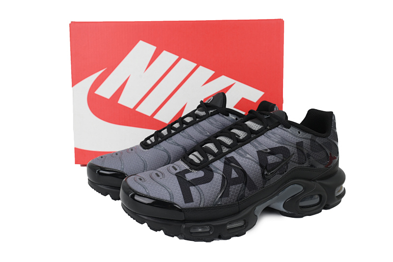 【BA3MA】黑灰 耐克 NIKE 休闲时尚跑步鞋 IB2253-001 Nike Paris Saint-Germain x Air Max Plus 'Black Particle Grey'