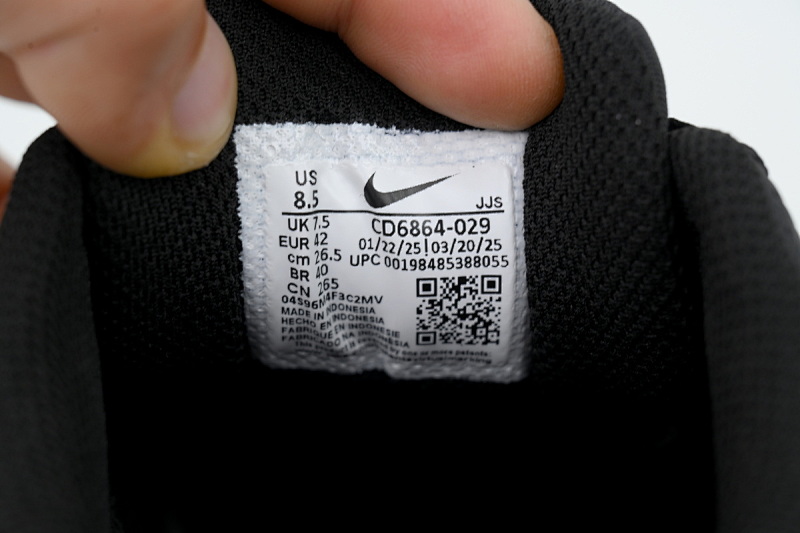【BA1MA】皮革黑白 耐克90联名气垫跑鞋 CD6864-029  Air Max 90 Leather GS 'Black White'