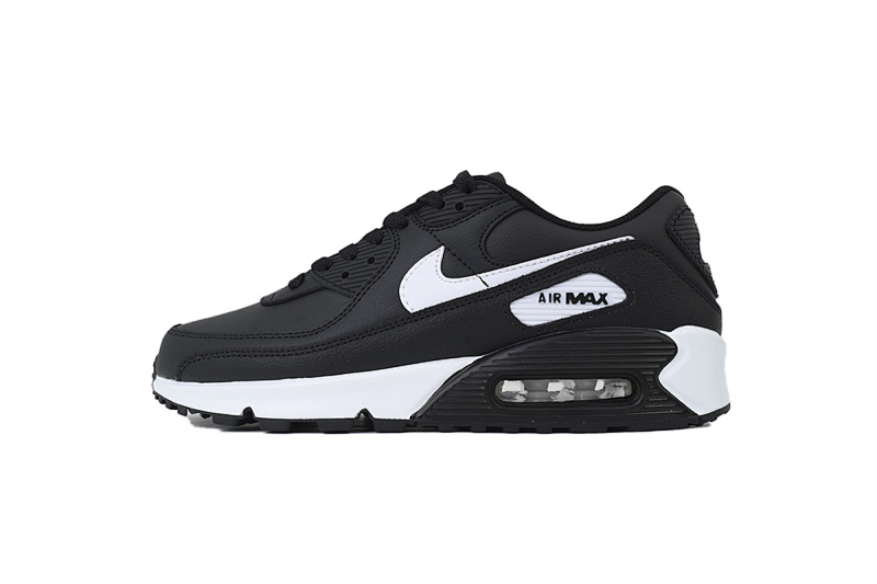 yupoo_384413_73d11791.jpg 【BA1MA】皮革黑白 耐克90联名气垫跑鞋 CD6864-029 Air Max 90 Leather GS 'Black White'