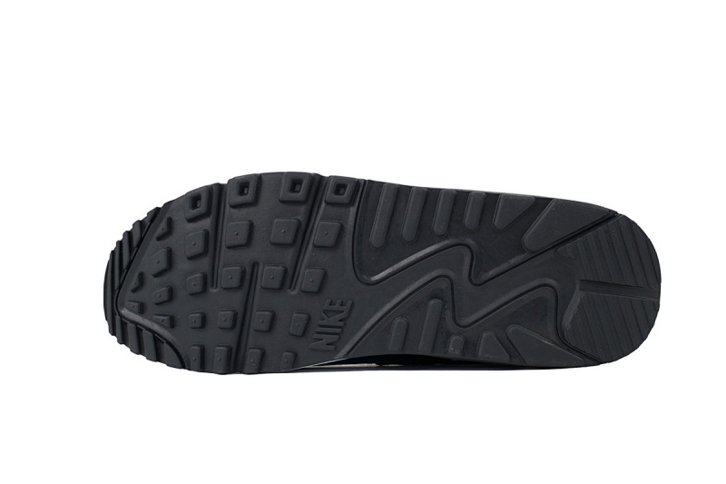 【BA1MA】皮革黑白 耐克90联名气垫跑鞋 CD6864-029  Air Max 90 Leather GS 'Black White'