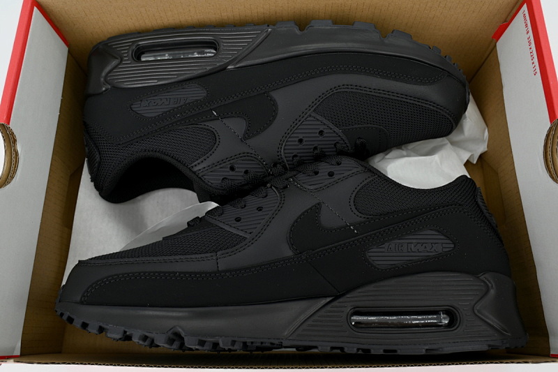 【BA1MA】网面全黑 耐克90联名气垫跑鞋 CN8490-003  Air Max 90 'Triple Black'
