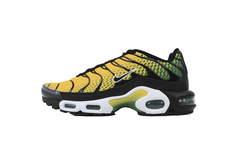 【BA3MA】黑黄 耐克 NIKE 休闲时尚跑步鞋 IB7671-700 Air Max Plus 'Varsity Maize Pine Green'