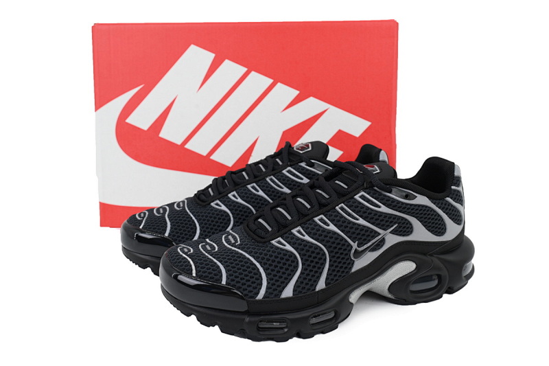 【BA3MA】黑银-001 耐克 NIKE 休闲时尚跑步鞋 HQ3029-001 Air Max Plus Premium 'Black Metallic Silver'