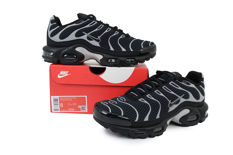【BA3MA】黑银-001 耐克 NIKE 休闲时尚跑步鞋 HQ3029-001 Air Max Plus Premium 'Black Metallic Silver'