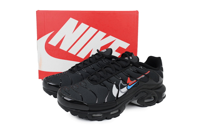 【BA3MA】黑红-001 耐克 NIKE 休闲时尚跑步鞋 FJ4224-001 Air Max Plus 'Multi Swoosh - Black Bright Crimson'