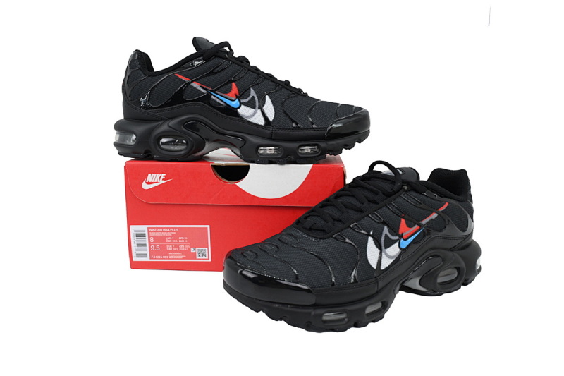 【BA3MA】黑红-001 耐克 NIKE 休闲时尚跑步鞋 FJ4224-001 Air Max Plus 'Multi Swoosh - Black Bright Crimson'