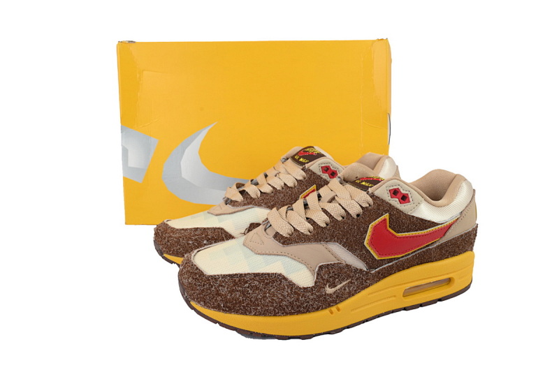 【CA3TS】棕色-200 耐克87气垫 HV5776-200 Air Max 1 'Low Poly - Big Head Origins'
