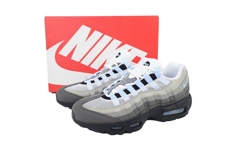 【BA1MC】1代灰白浅蓝 耐克95气垫 CD1529-001 Air Max 95 'Aluminum'