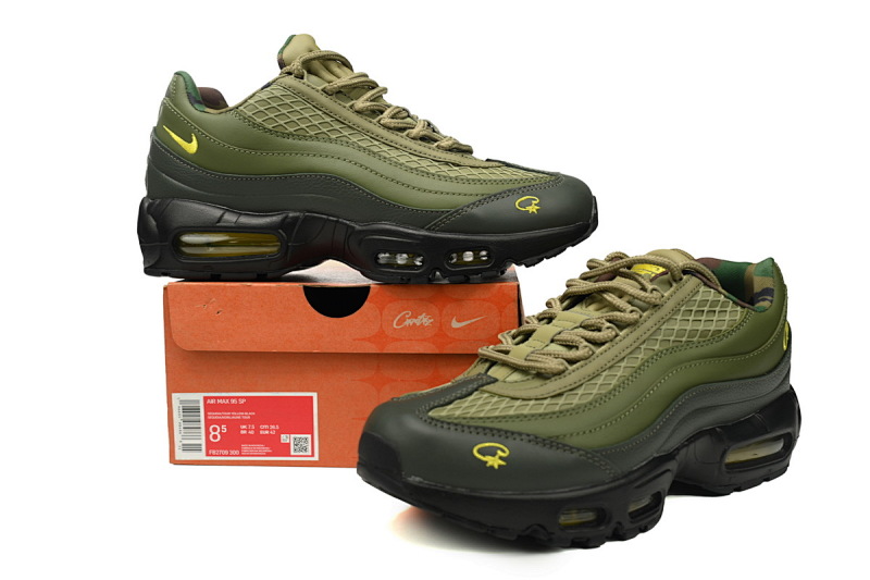 【CA1CK】橄榄绿 耐克95气垫Corteiz x Nike Air Max 95 FB2709-300 “Gutta Green”