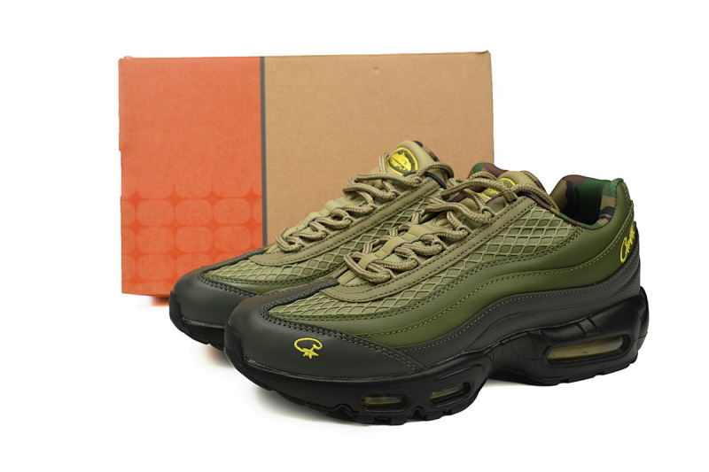 【CA1CK】橄榄绿 耐克95气垫Corteiz x Nike Air Max 95 FB2709-300 “Gutta Green”