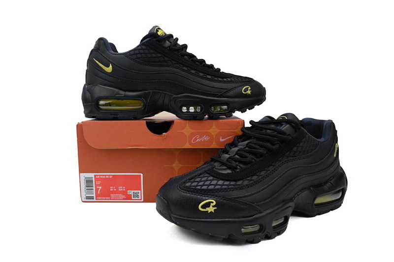 【BA5MC】黑黄 耐克95气垫 FB2709-003 Corteiz x Air Max 95 SP 'Black Tour Yellow'