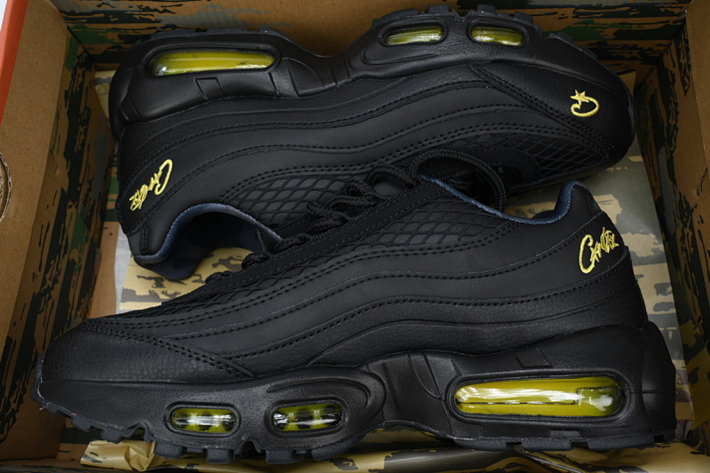 【BA5MC】黑黄 耐克95气垫 FB2709-003 Corteiz x Air Max 95 SP 'Black Tour Yellow'