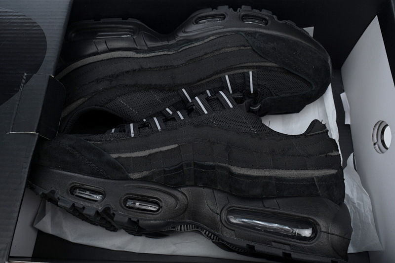 【BA1MC】CDG黑色 耐克95气垫 CU8406-001 Comme des Garçons x Air Max 95 'Black'