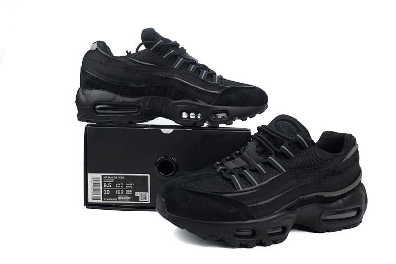 【BA1MC】CDG黑色 耐克95气垫 CU8406-001 Comme des Garçons x Air Max 95 'Black'