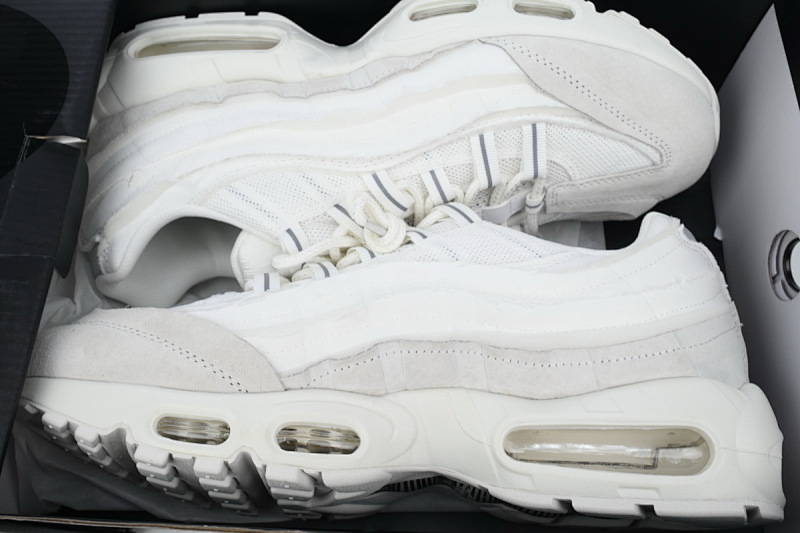【BA1MC】CDG白色 耐克95气垫 CU8406-100 Comme des Garçons x Air Max 95 'White'