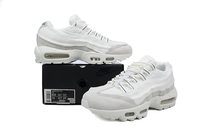 【BA1MC】CDG白色 耐克95气垫 CU8406-100 Comme des Garçons x Air Max 95 'White'