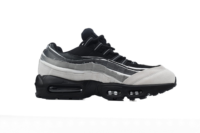 【BA1MC】CDG黑白灰 耐克95气垫 CU8406-101 Comme des Garçons x Air Max 95 'Grey'
