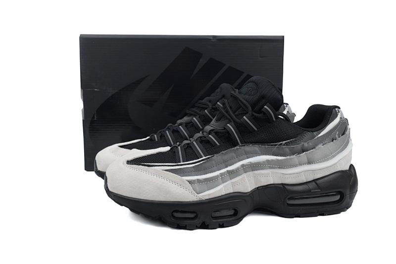 【BA1MC】CDG黑白灰 耐克95气垫 CU8406-101 Comme des Garçons x Air Max 95 'Grey'