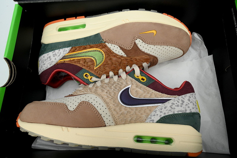 【DR0GS】褐灰色 耐克87气垫 HQ2639-100 Division Street x Nike Air Max 1 Luxe “Oregon Ducks”