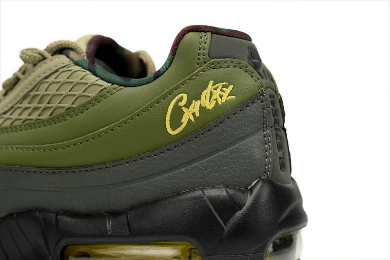 【BA5MC】橄榄绿 耐克95气垫Corteiz x Nike Air Max 95 FB2709-300 “Gutta Green”