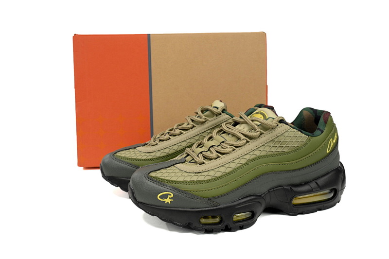 【BA5MC】橄榄绿 耐克95气垫Corteiz x Nike Air Max 95 FB2709-300 “Gutta Green”