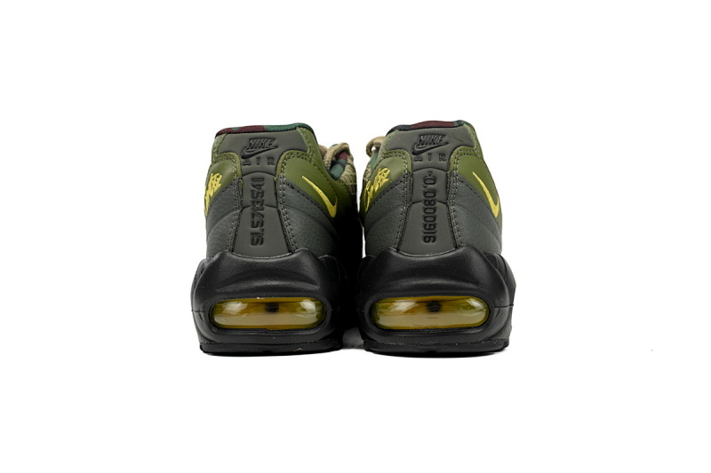 【BA5MC】橄榄绿 耐克95气垫Corteiz x Nike Air Max 95 FB2709-300 “Gutta Green”