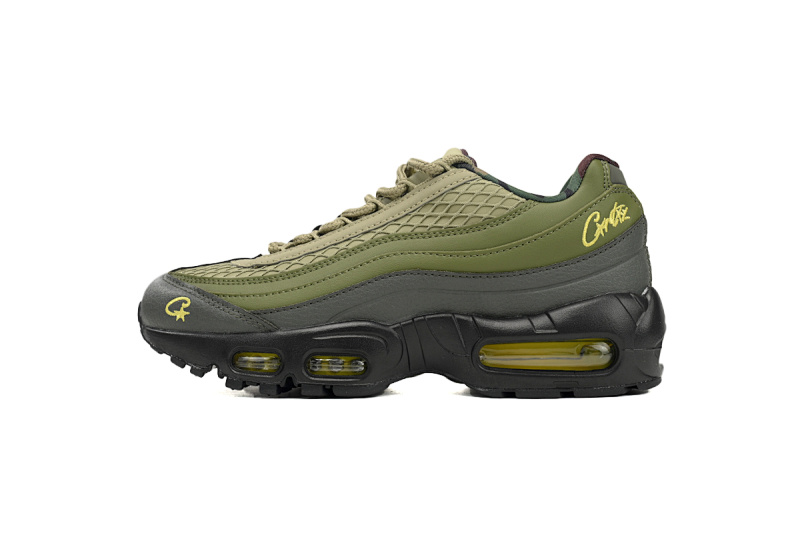 【BA5MC】橄榄绿 耐克95气垫Corteiz x Nike Air Max 95 FB2709-300 “Gutta Green”