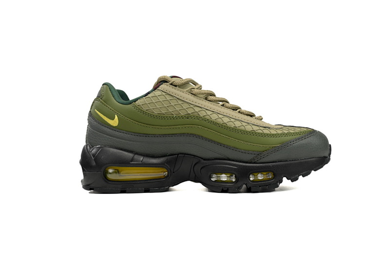【BA5MC】橄榄绿 耐克95气垫Corteiz x Nike Air Max 95 FB2709-300 “Gutta Green”
